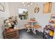 Cozy breakfast nook featuring a small table, cafe decor, and natural lighting at 4767 6Th N Ave, St Petersburg, FL 33713