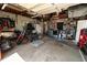 Spacious garage with concrete walls, and tools/equipment, with washer and dryer in view at 4767 6Th N Ave, St Petersburg, FL 33713