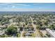 Picturesque neighborhood aerial view with tree-lined streets and well-spaced homes at 5004 Suwannee Dr, New Port Richey, FL 34652