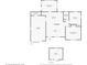 Detailed floor plan featuring a spacious layout with generously sized rooms, including a bonus room and detached shed at 5004 Suwannee Dr, New Port Richey, FL 34652