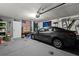 Organized garage offering storage and parking at 5520 Terrain De Golf Dr, Lutz, FL 33558