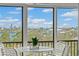 Picture of a balcony showcasing waterfront views and outdoor seating perfect for relaxation and enjoying the scenery at 10355 Paradise Blvd # 413, Treasure Island, FL 33706