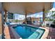 Hot tub has a relaxing spot with a covered structure, offering shade and privacy at 10355 Paradise Blvd # 413, Treasure Island, FL 33706