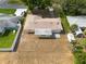 Overhead shot of house featuring a spacious backyard, offering privacy and a pleasant outdoor area for various activities at 11029 90Th Ave, Seminole, FL 33772