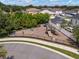 Elevated aerial view of a neighborhood playground at 11227 Moultrie Pl, Tampa, FL 33625