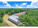 Aerial view showcases the property's expansive lot and serene surroundings at 1177 Emerald Hill Way, Valrico, FL 33594