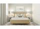 Serene bedroom featuring neutral decor, natural light, and stylish furnishings at 12054 Violet Jasper Dr, Parrish, FL 34219
