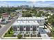 New modern townhomes boast a sleek design with cityscape views and convenient urban living at 121 E Warren Ave # 1, Tampa, FL 33602
