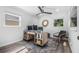 Bright home office with a ceiling fan, stylish desk, and modern decor at 1404 84Th N Ave, St Petersburg, FL 33702