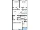 Upstairs floor plan featuring bedrooms, bathrooms, walk in closets, and a loft at 1643 Springwell Ln, Sarasota, FL 34240