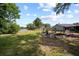 Picturesque backyard view, ideal for outdoor living and relaxation at 18408 Hanna Rd, Lutz, FL 33549