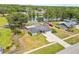 Charming single-story home with manicured lawn and long driveway at 18408 Hanna Rd, Lutz, FL 33549