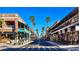 Downtown street lined with trees, brick buildings, and many shops in Tampa, Florida at 214 S Audubon Ave, Tampa, FL 33609