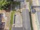 Aerial view of the house with backyard and no pool at 2435 37Th N Ave, St Petersburg, FL 33713