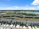 An aerial view of the neighborhood at 31970 Blue Passing Loop, Wesley Chapel, FL 33545