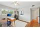 Bright office space featuring wood floors, modern decor, and plenty of natural light at 3302 W Beaumont St, Tampa, FL 33611