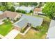Well-maintained single Gathering home with manicured lawn, landscaping, and a two car garage at 4017 103Rd N Ave, Clearwater, FL 33762