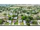 Residential neighborhood with single Gathering homes and mature tree coverage near a lake at 4017 103Rd N Ave, Clearwater, FL 33762