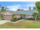 A charming single Gathering home with mature trees and a lush green lawn at 4017 103Rd N Ave, Clearwater, FL 33762