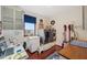 Modern laundry room with stainless steel appliances and desk at 5659-5657 Shore S Blvd, Gulfport, FL 33707