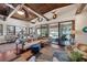 Open living space boasts water views, wood ceilings and lots of natural light at 5659-5657 Shore S Blvd, Gulfport, FL 33707