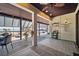 Covered patio with a view of the beach at 5659-5657 Shore S Blvd, Gulfport, FL 33707