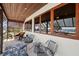 Relaxing outdoor patio offering views of the ocean at 5659-5657 Shore S Blvd, Gulfport, FL 33707
