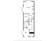 Detailed floor plan of third floor featuring primary bedroom, bathroom, laundry, and bedroom at 620 Bayway Blvd # 1, Clearwater, FL 33767