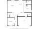 Layout of the first floor of the house, including the living room, kitchen, and garage at 6708 Hazelnut Spice Dr, Ruskin, FL 33573