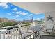 Inviting balcony with seating area overlooking the city provides a relaxing outdoor retreat with amazing views at 700 Beach Ne Dr # 803, St Petersburg, FL 33701