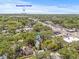 Aerial view of property with Downtown Tampa in the distance at 906 E Broad St, Tampa, FL 33604