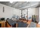 The outbuilding features a home gym with bike and weight lifting equipment at 906 E Broad St, Tampa, FL 33604