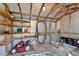 Inside shed, equipment neatly stored with shelves, providing organized space for tools and supplies at 9410 Alanbrooke St, Temple Terrace, FL 33637