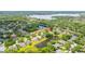 Aerial view of a community with lake access, showcasing the home's desirable location at 2207 Climbing Ivy Dr, Tampa, FL 33618