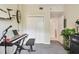 Versatile room featuring a keyboard, closet, and stylish decor; perfect for hobbies and storage at 1003 Fairwaycove Ln # 103, Bradenton, FL 34212