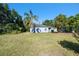 Home backyard with mature trees and lush greenery at 101 N Taylor Rd, Seffner, FL 33584