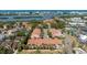 Stunning aerial view of the community showcasing the waterfront location and community amenities at 14506 Alejo Ct, Seminole, FL 33776