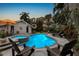 Sparkling pool and spa surrounded by tropical landscaping, creating a private oasis at 146 8Th Ne Ave, St Petersburg, FL 33701
