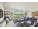 Comfortable living room with neutral tones, plush seating, and large windows for ample sunlight at 1714 Cypress Ave, Belleair, FL 33756