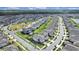 An aerial view of the community with parks, ponds, and playgrounds at 17737 Everlong Dr, Land O Lakes, FL 34638
