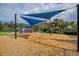 Community playground with swings and a shade covering for outdoor fun at 17804 Brewster Grn, Lutz, FL 33559