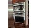Built in stainless steel oven and microwave combination in a modern kitchen at 324 6Th Ave, Indian Rocks Beach, FL 33785