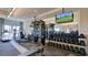 Well-appointed fitness center featuring treadmills, weights, and exercise machines at 4610 Alexandria Ct, Palmetto, FL 34221