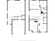 Detailed floor plan showcasing the layout of the home's two stories and room placement at 7023 Montauk Point Xing, Bradenton, FL 34212