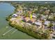 Waterfront homes, beautiful landscaping, and a private dock define this incredible property at 7085 Sunset S Dr # A, St Petersburg, FL 33707