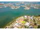 Stunning waterfront home with lush landscaping and direct access to the bay, perfect for boating and enjoying scenic views at 7085 Sunset S Dr # A, St Petersburg, FL 33707