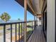 Balcony overlooking water view at 7085 Sunset S Dr # A, St Petersburg, FL 33707