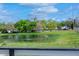 Panoramic view from the home of a calm pond surrounded by green trees and blue skies at 9706 N 22Nd St, Tampa, FL 33612