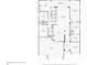 Detailed floorplan of the first floor, showing the room layout and dimensions at 10506 Sky Flower Ct, Land O Lakes, FL 34638