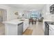 Spacious kitchen featuring a view of the dining and living area at 10998 Gable Dig Loop, San Antonio, FL 33576